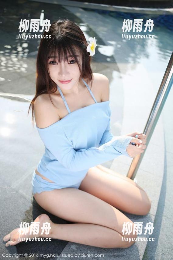 MyGirl美媛馆 - 图包里的徐微微mia裸足，裸露不止是皮肤，还有那份若隐若现的惹火。